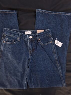 PacSun Women's Dark Indigo Straight Leg Jeans